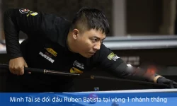 Minh Tài sẽ đối đầu Ruben Batista tại vòng 1 nhánh thắng .webp